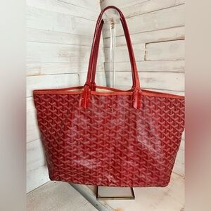 Goyard Saint Louis PM Tote Red